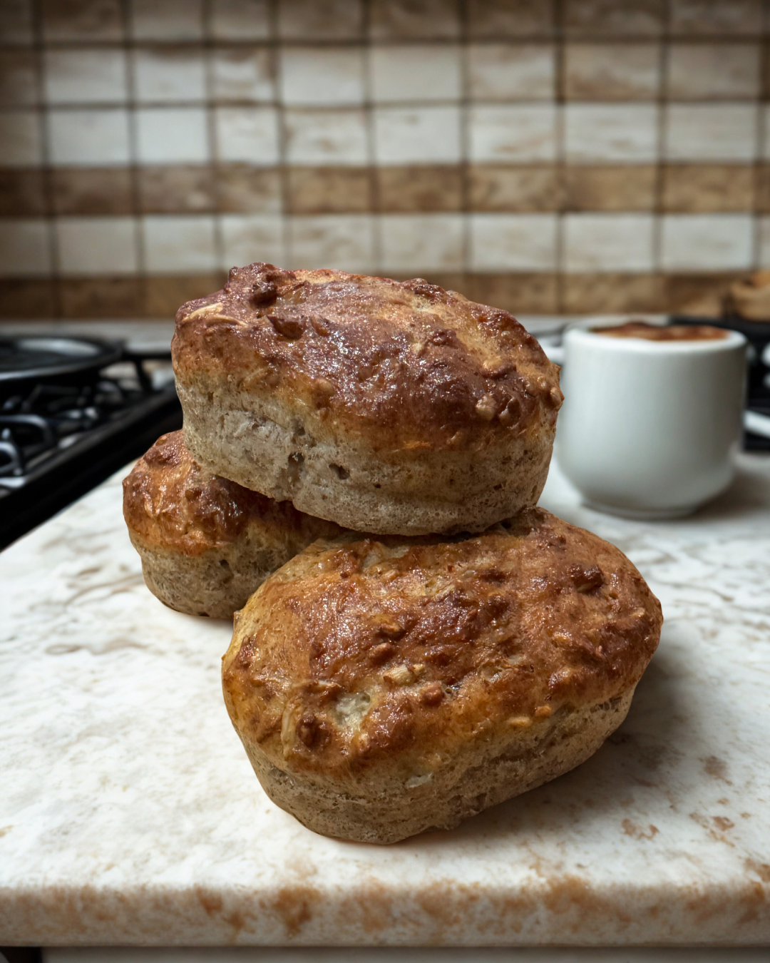 Bułka twarogowa bez glutenu | keto | 2 szt