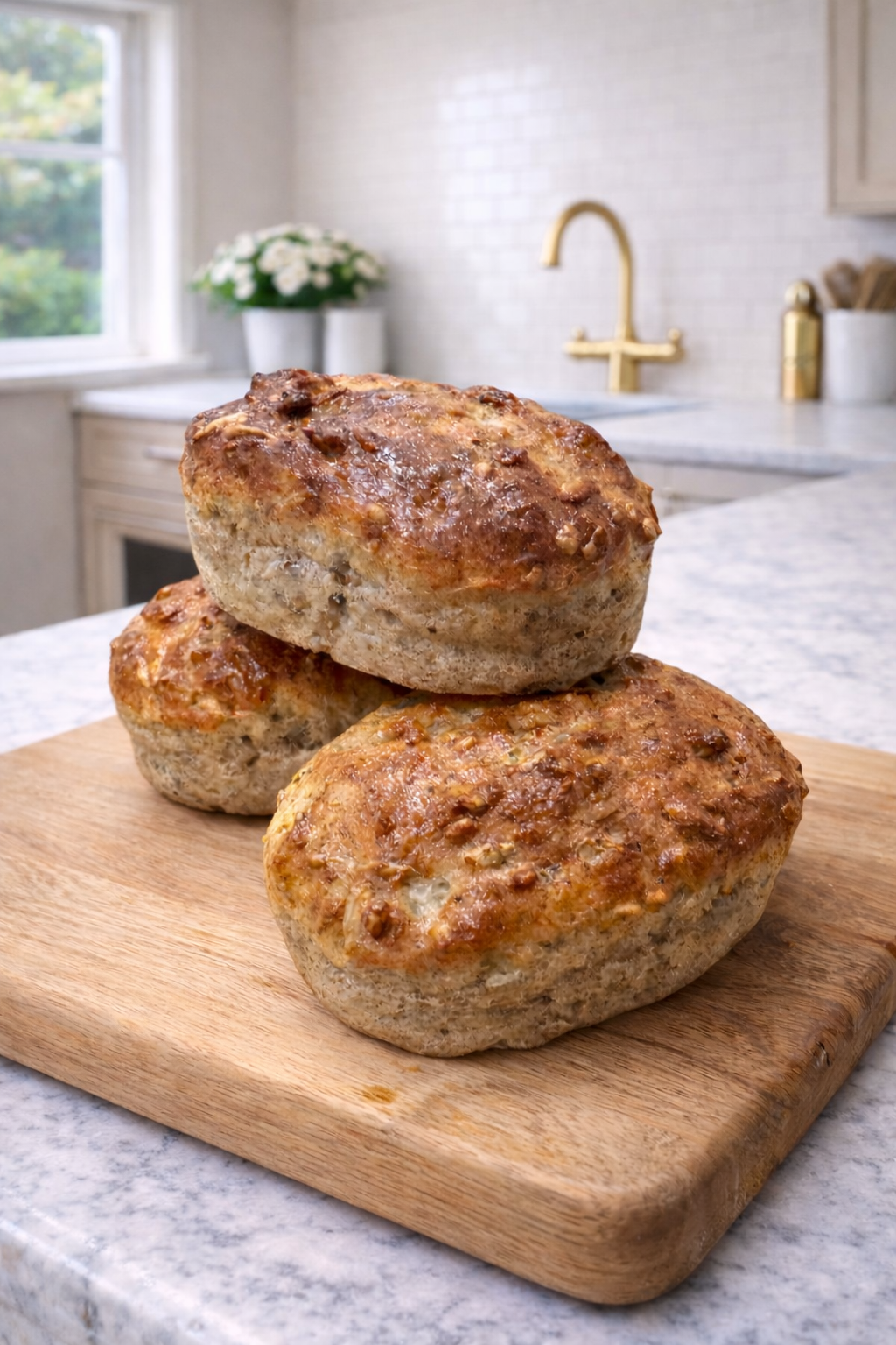 Bułka twarogowa bez glutenu | keto | 2 szt