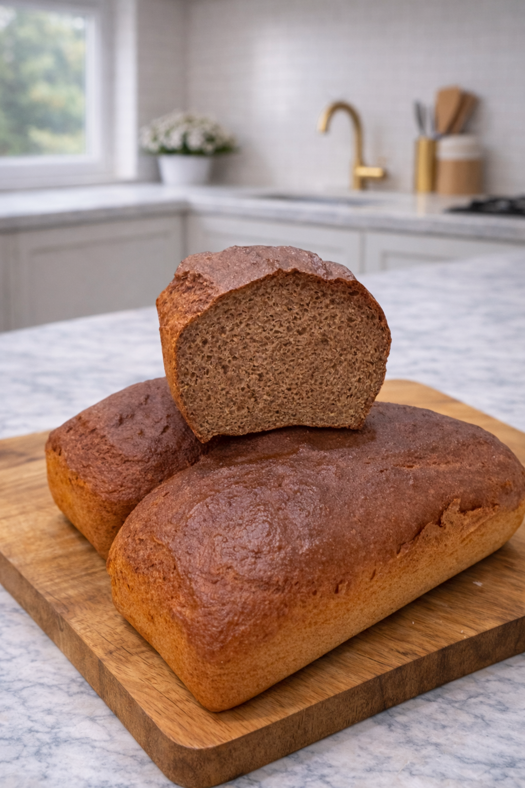 Chleb z twarogiem bez glutenu | keto | 600g